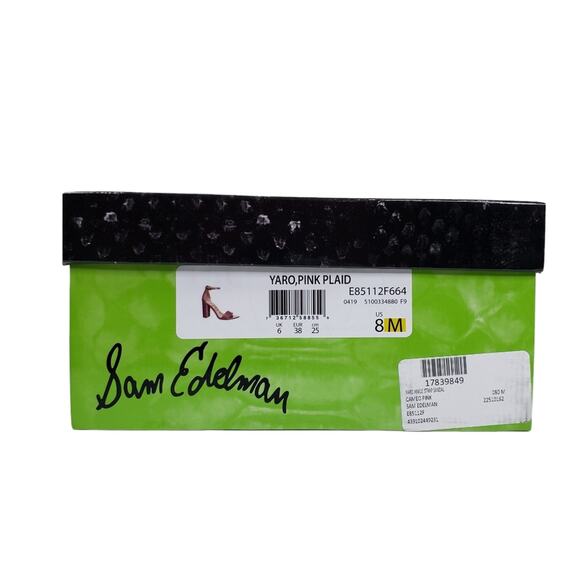 Sam Edelman Womens 8 Yaro Ankle Strap Sandal in Cameo Pink NEW - Picture 12 of 12